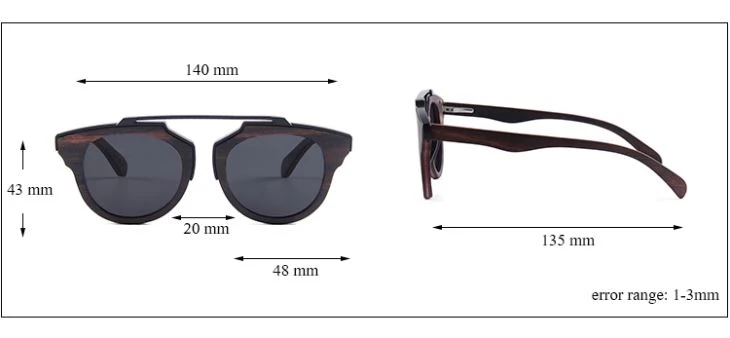 Fashion Metal Bridge Polarized Gafas